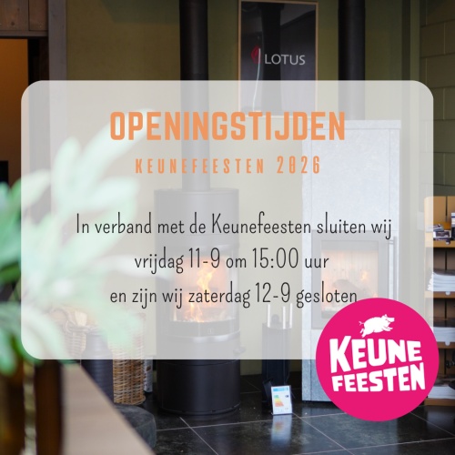 feed cover AANGEPASTE OPENINGSTIJDEN TIJDENS DE KEUNEFEESTEN