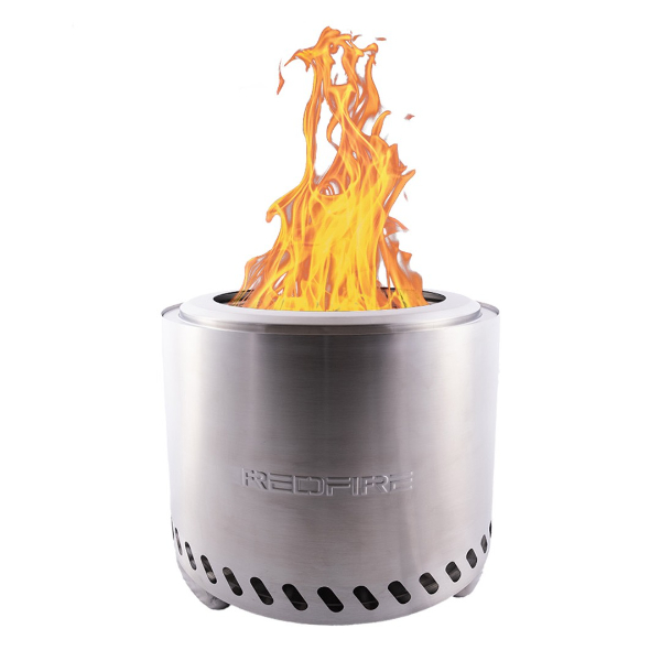 product card redfire volcano vuurhaard groot rvs